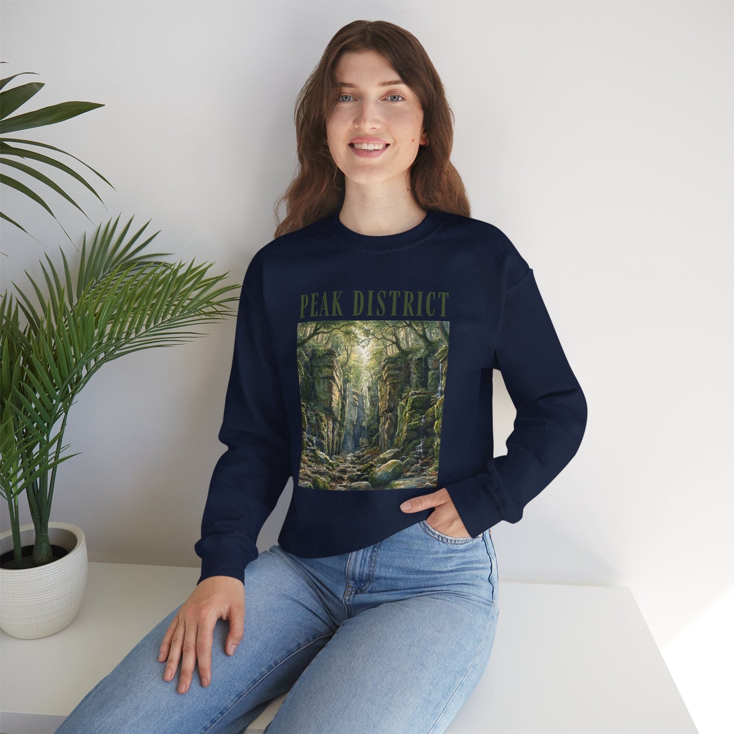 Peak District Luds Church - Scenic Crewneck Sweatshirt