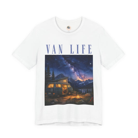 Van Life T-Shirt – Night Sky Camper Graphic Tee