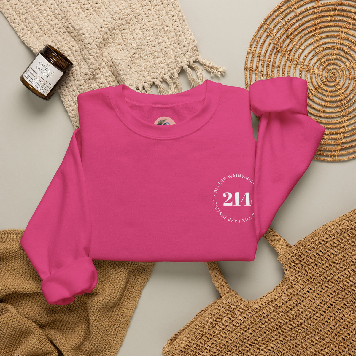 214 Wainwrights Minimalist Crewneck Sweatshirt — Small Chest Logo