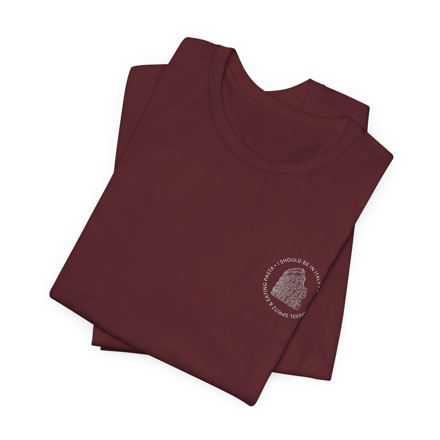 Aperol & Pasta Italy Tee — Minimalist Vintage Liberty Graphic T-Shirt