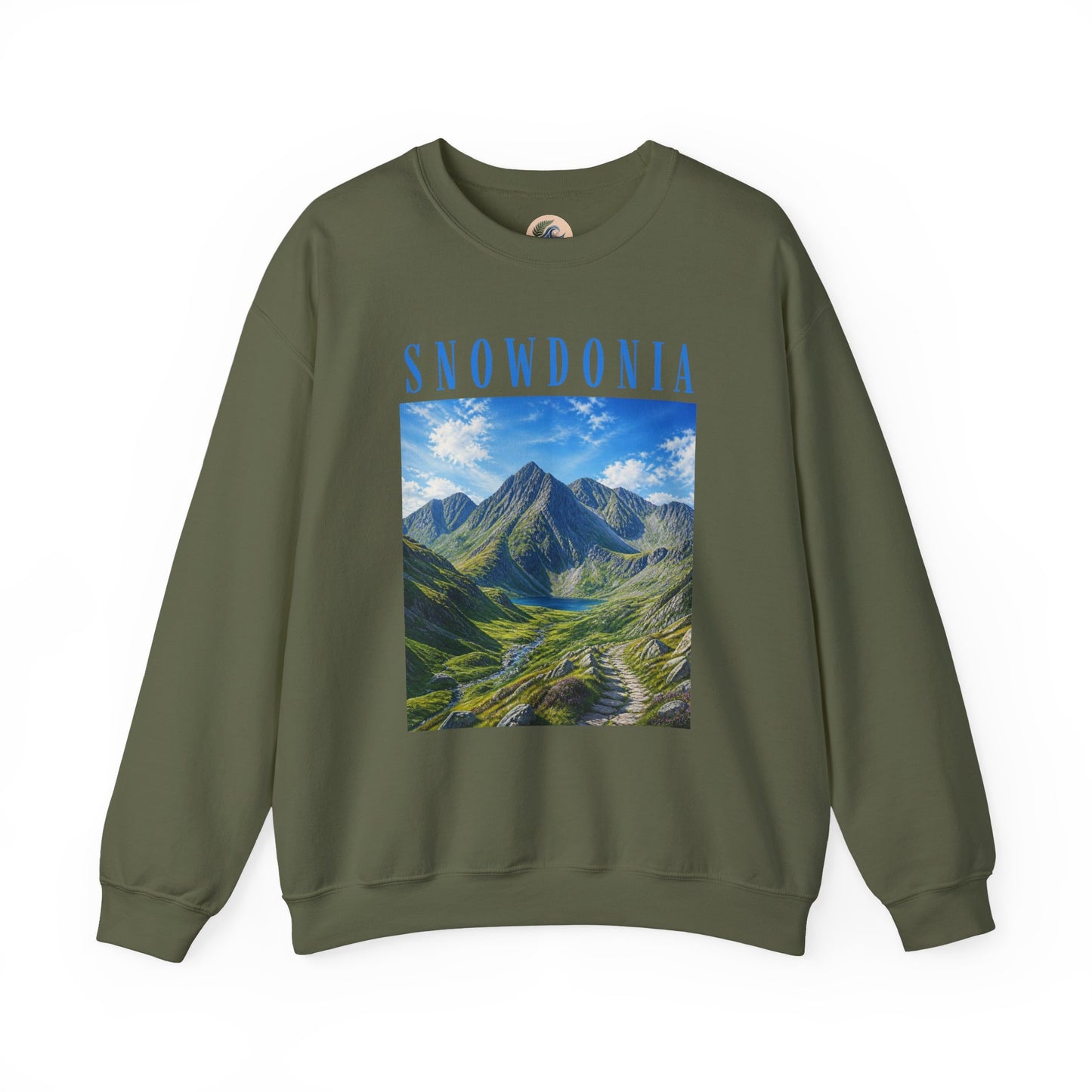 Glyderau Landscape - Snowdonia Mountain Crewneck Sweatshirt