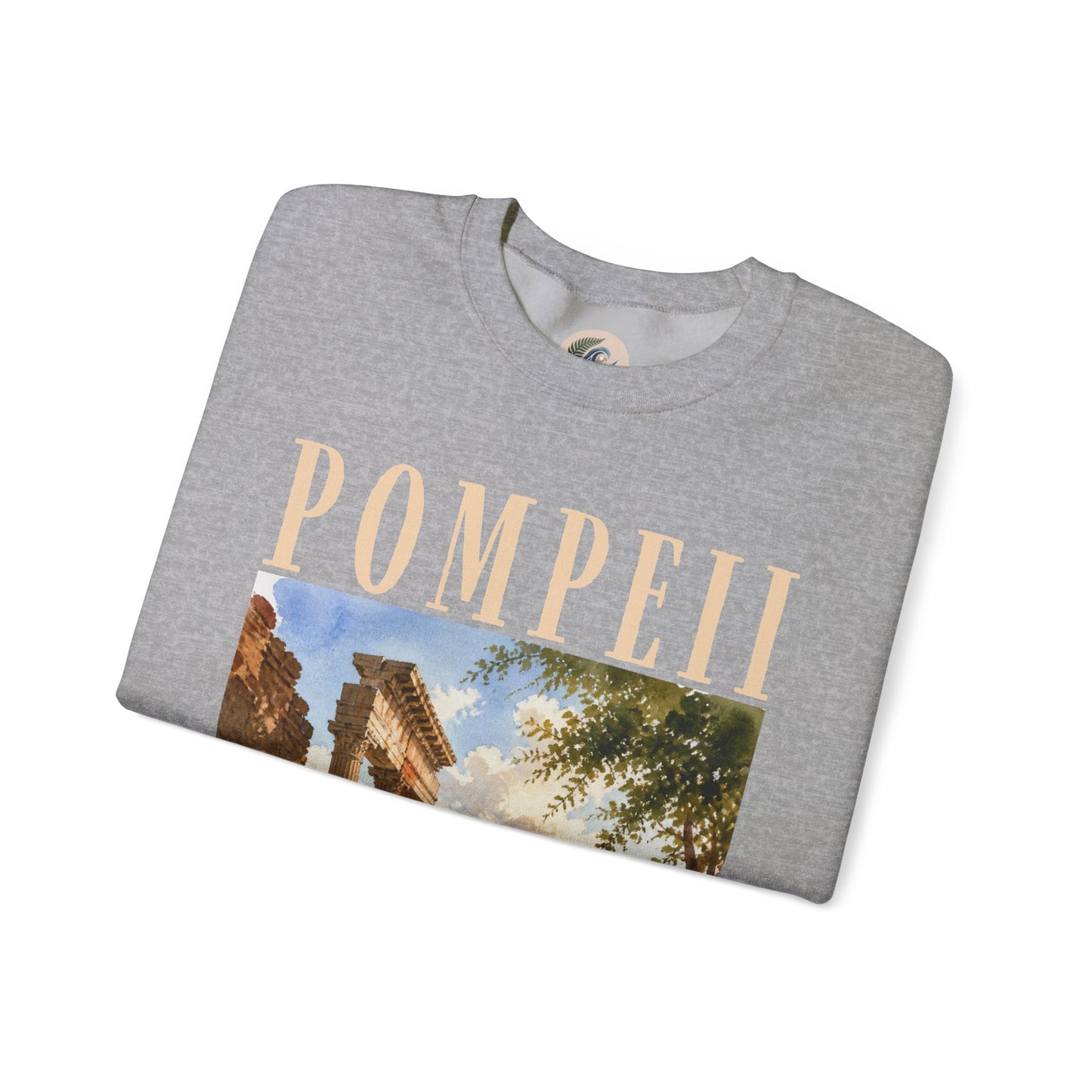 Pompeii Ruins Vintage Crewneck Sweatshirt