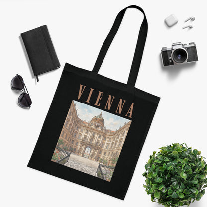 Vienna Architectural Photo Tote Bag – Vintage City Travel Souvenir