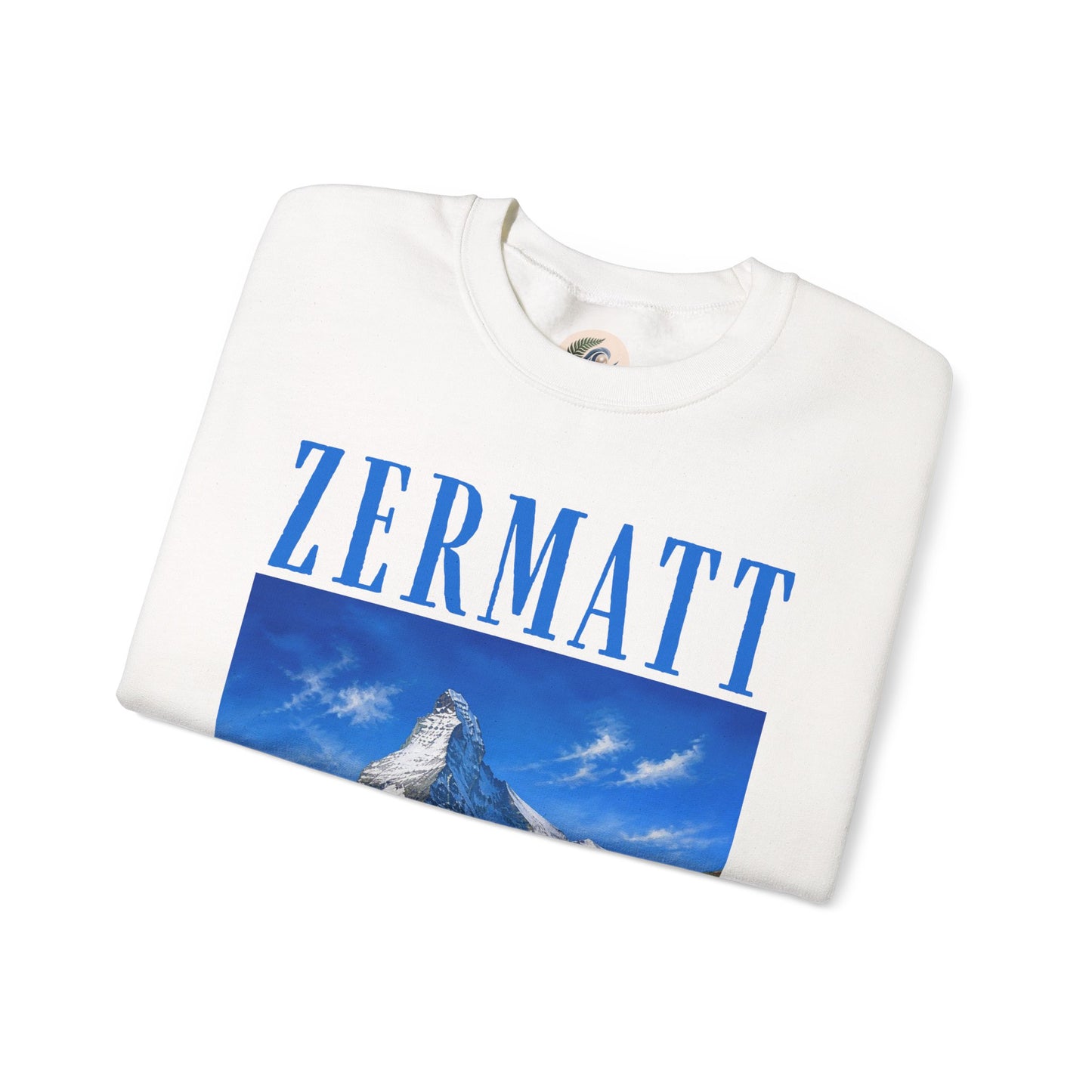 Zermatt Mountain Crewneck Sweatshirt