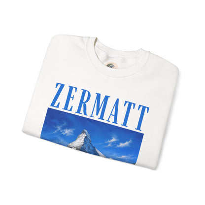 Zermatt Mountain Crewneck Sweatshirt