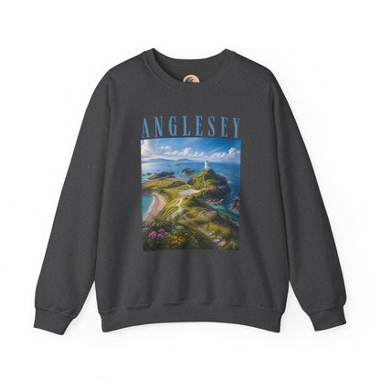 Anglesey Scenic Sweatshirt — Coastal Landscape Crewneck