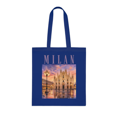 Milan Cathedral Tote Bag – Scenic Duomo Travel Cotton Tote