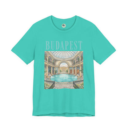Budapest Thermal Baths Graphic Tee — Vintage Spa Travel T-Shirt