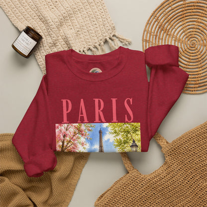 Paris Floral Eiffel Sweatshirt