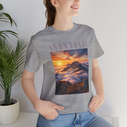 Snowdonia Mountain Sunset T‑Shirt