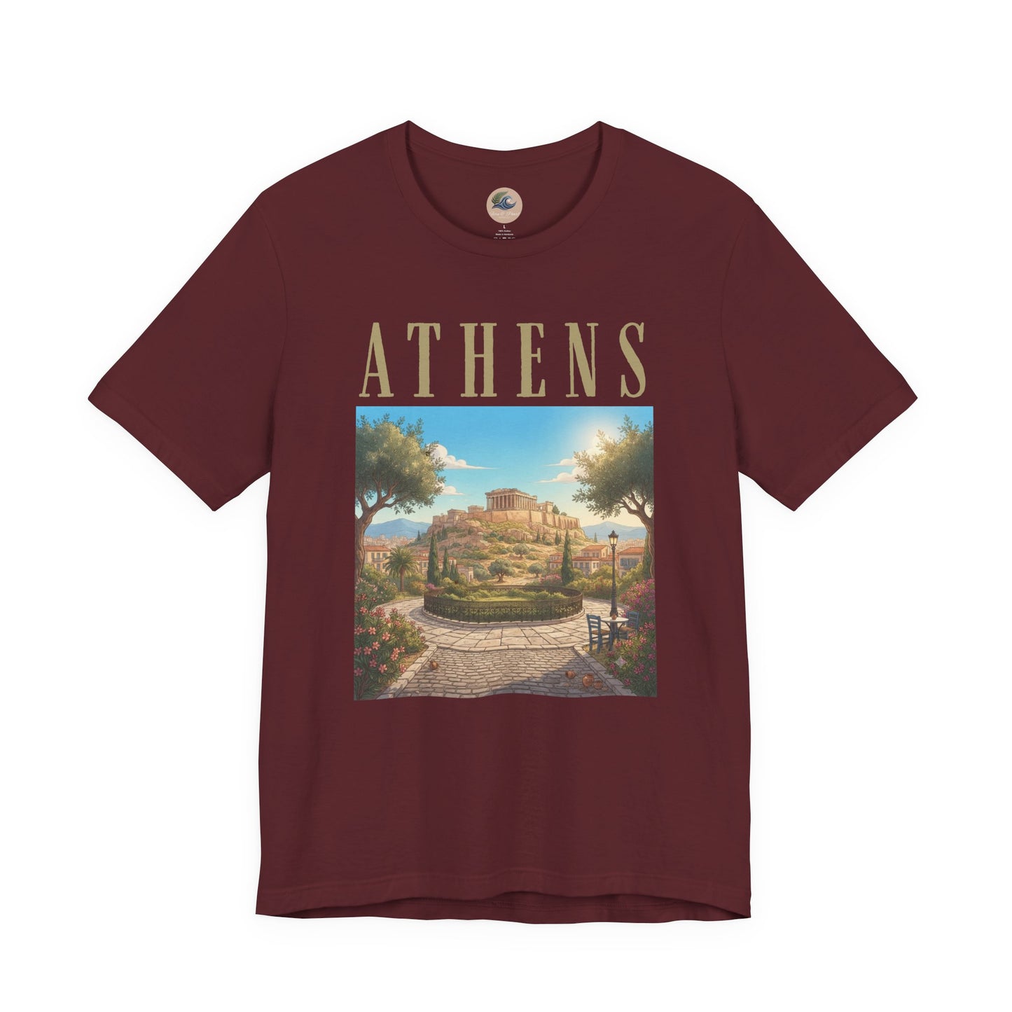 Athens Scenic Tee — Vintage Acropolis Travel T‑Shirt