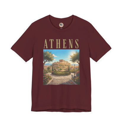 Athens Scenic Tee — Vintage Acropolis Travel T‑Shirt