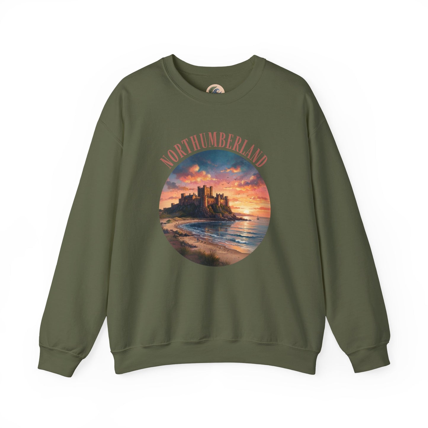 Northumberland Castle Sweatshirt — Scenic Sunset Crewneck