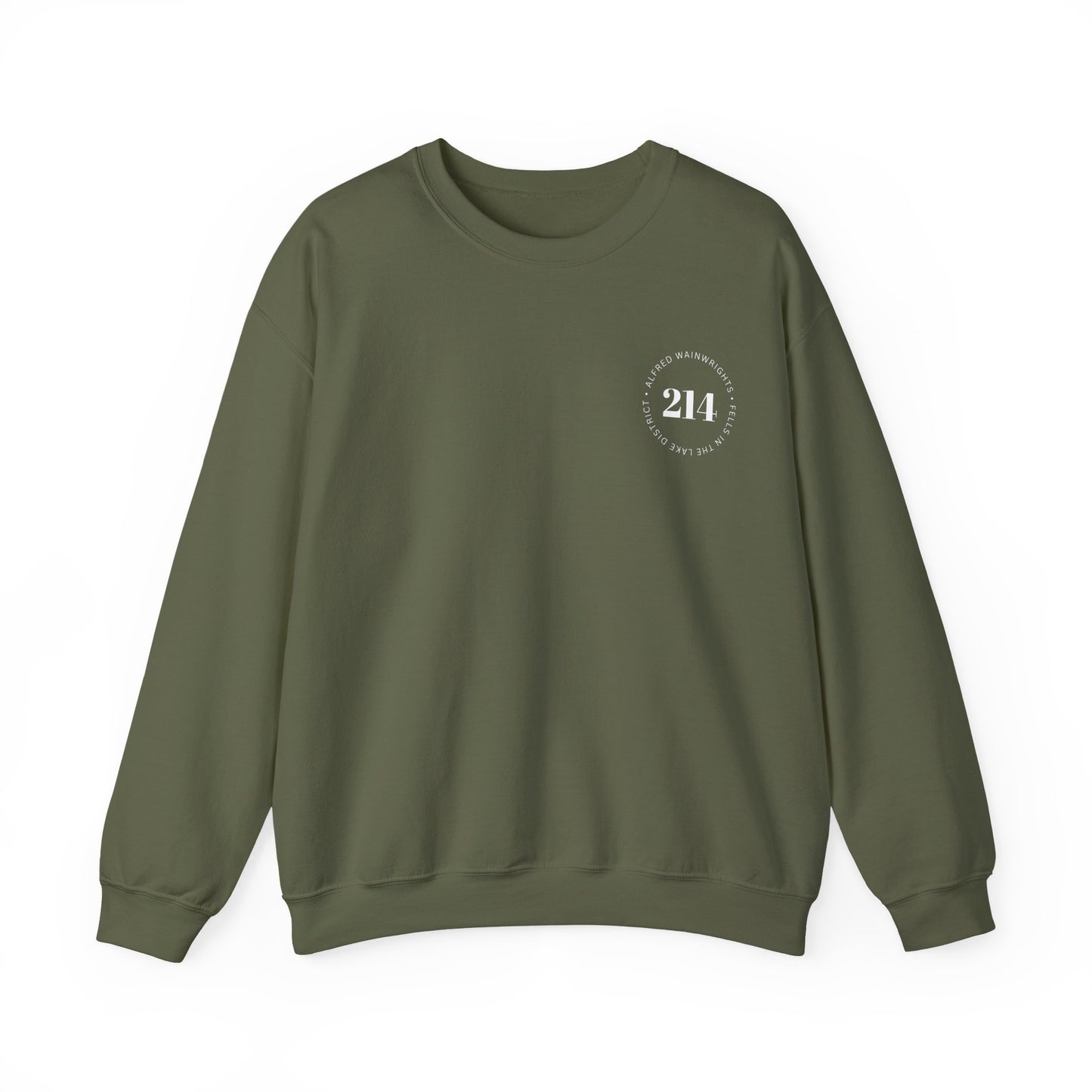 214 Wainwrights Minimalist Crewneck Sweatshirt — Small Chest Logo