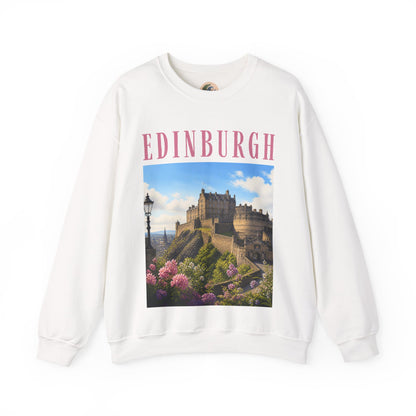 Edinburgh Castle Crewneck Sweatshirt — Scenic Scotland Travel Sweater