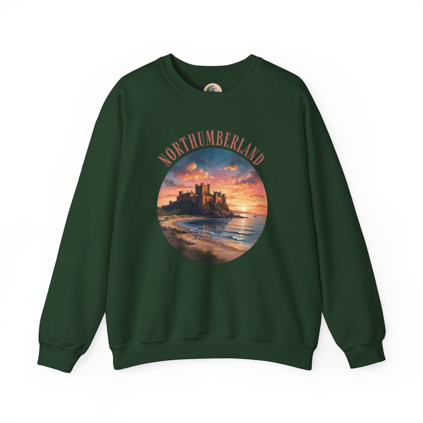 Northumberland Castle Sweatshirt — Scenic Sunset Crewneck