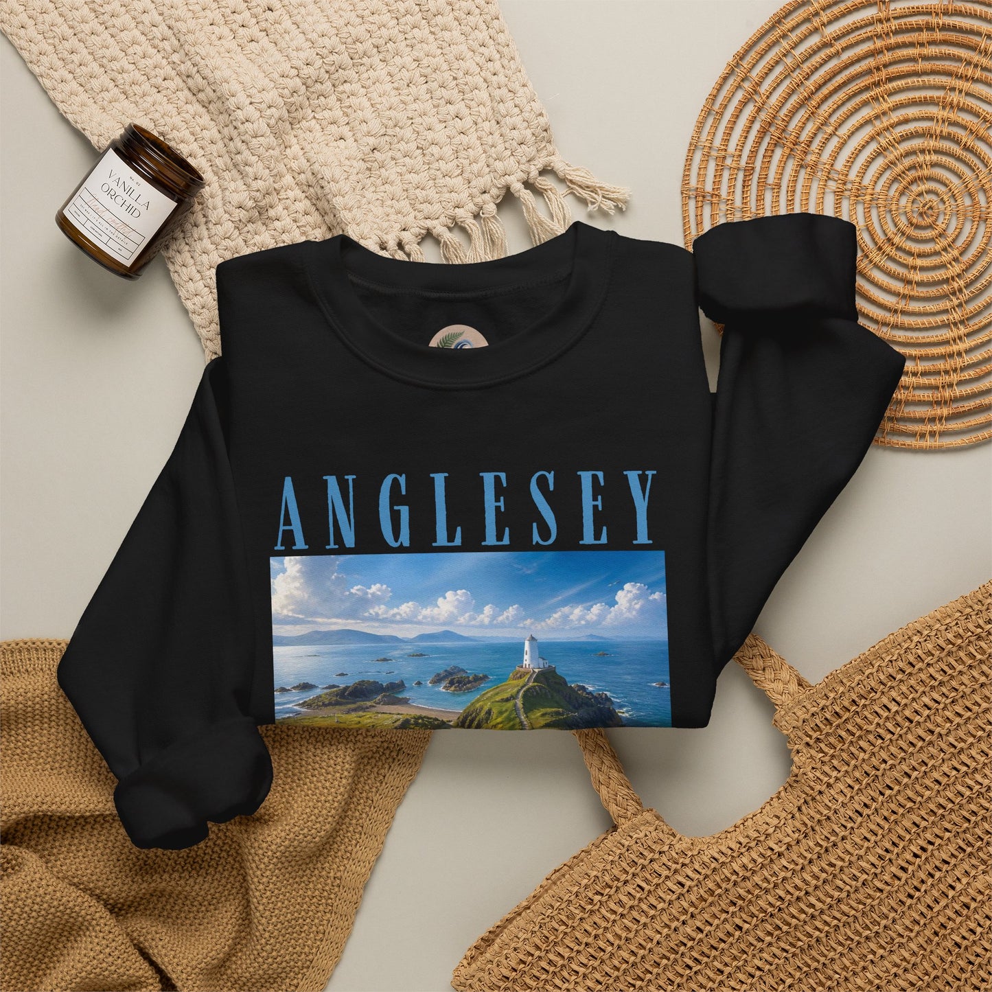 Anglesey Scenic Sweatshirt — Coastal Landscape Crewneck