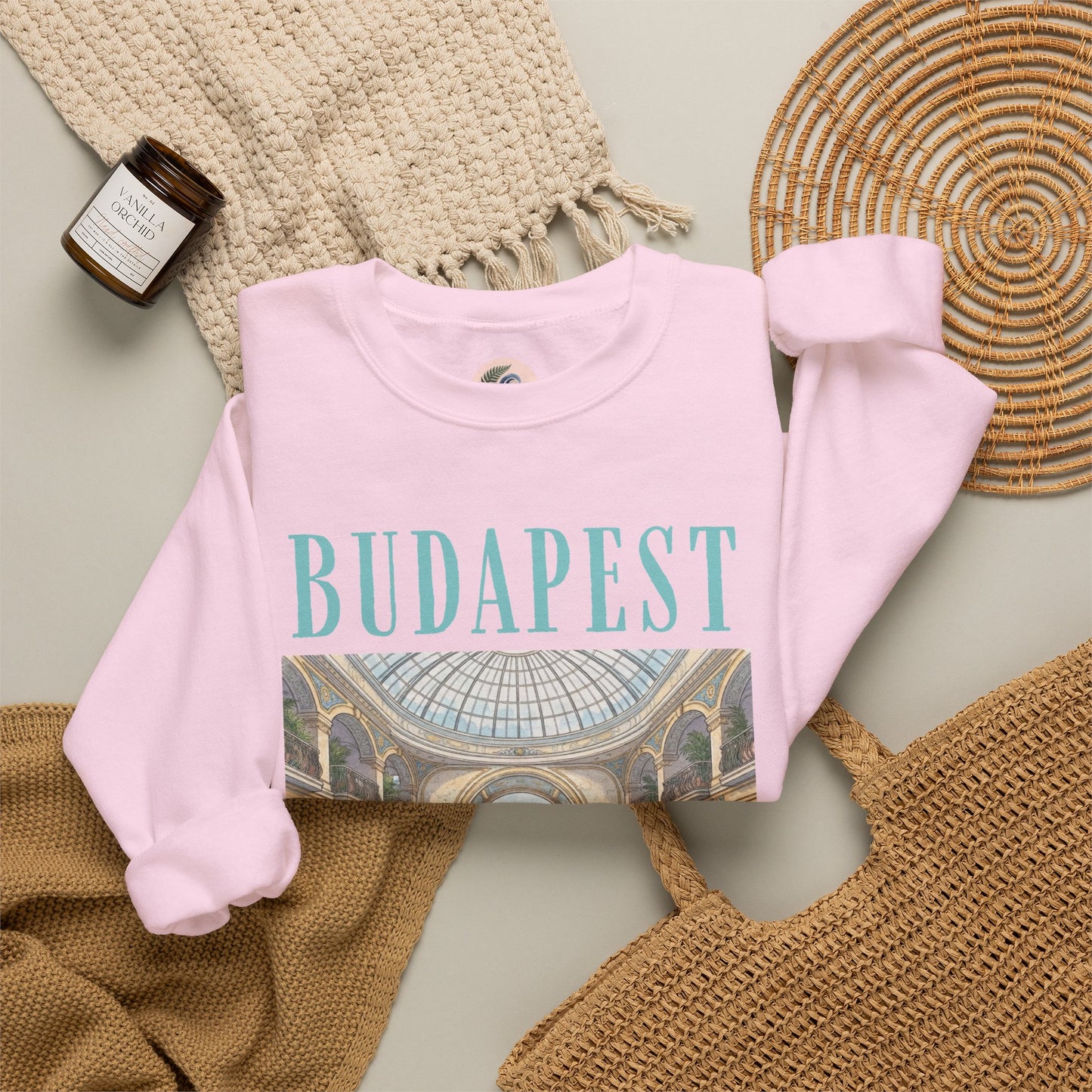 Budapest Thermal Bath Crewneck Sweatshirt