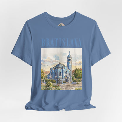 Bratislava Watercolor Church T-Shirt