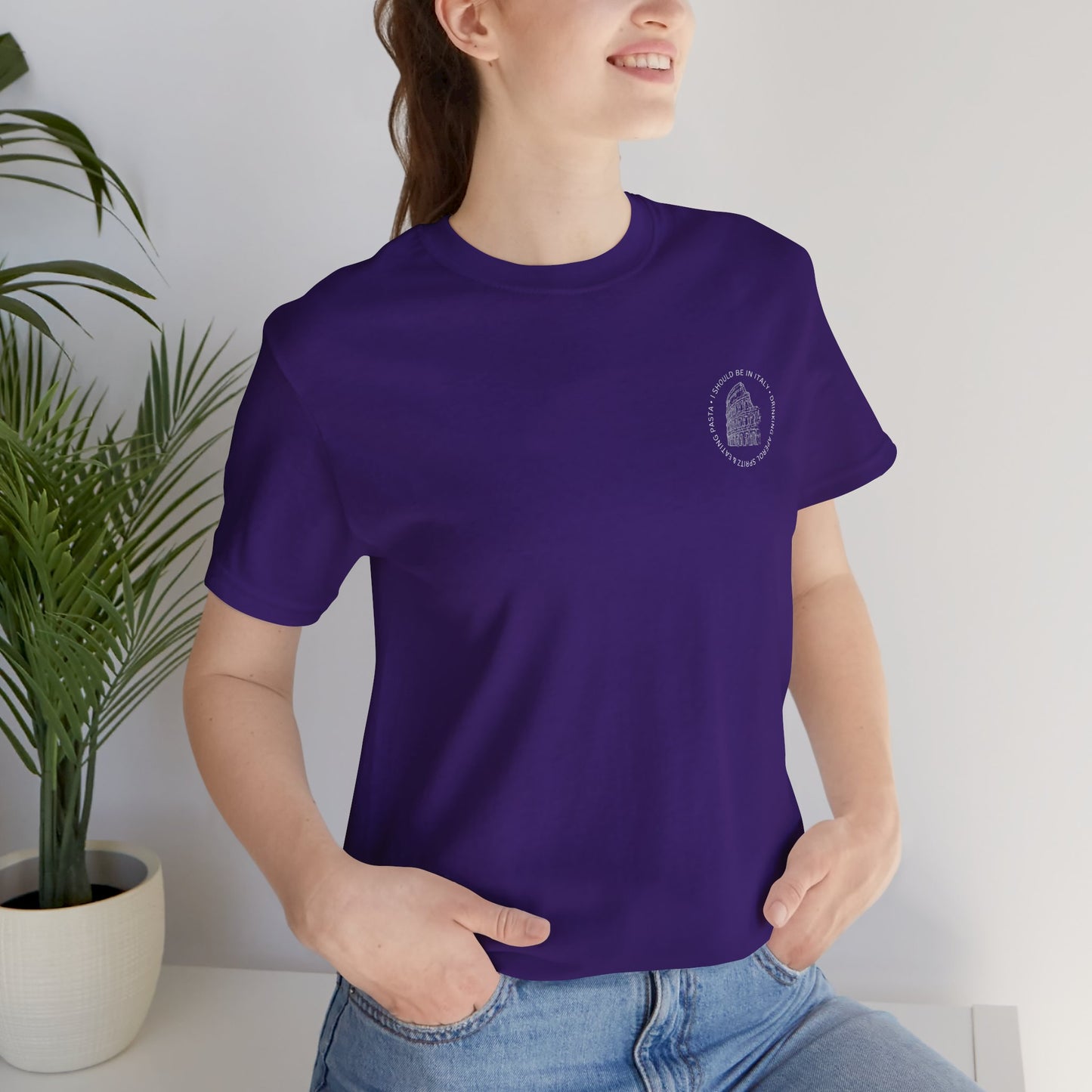 Aperol & Pasta Italy Tee — Minimalist Vintage Liberty Graphic T-Shirt