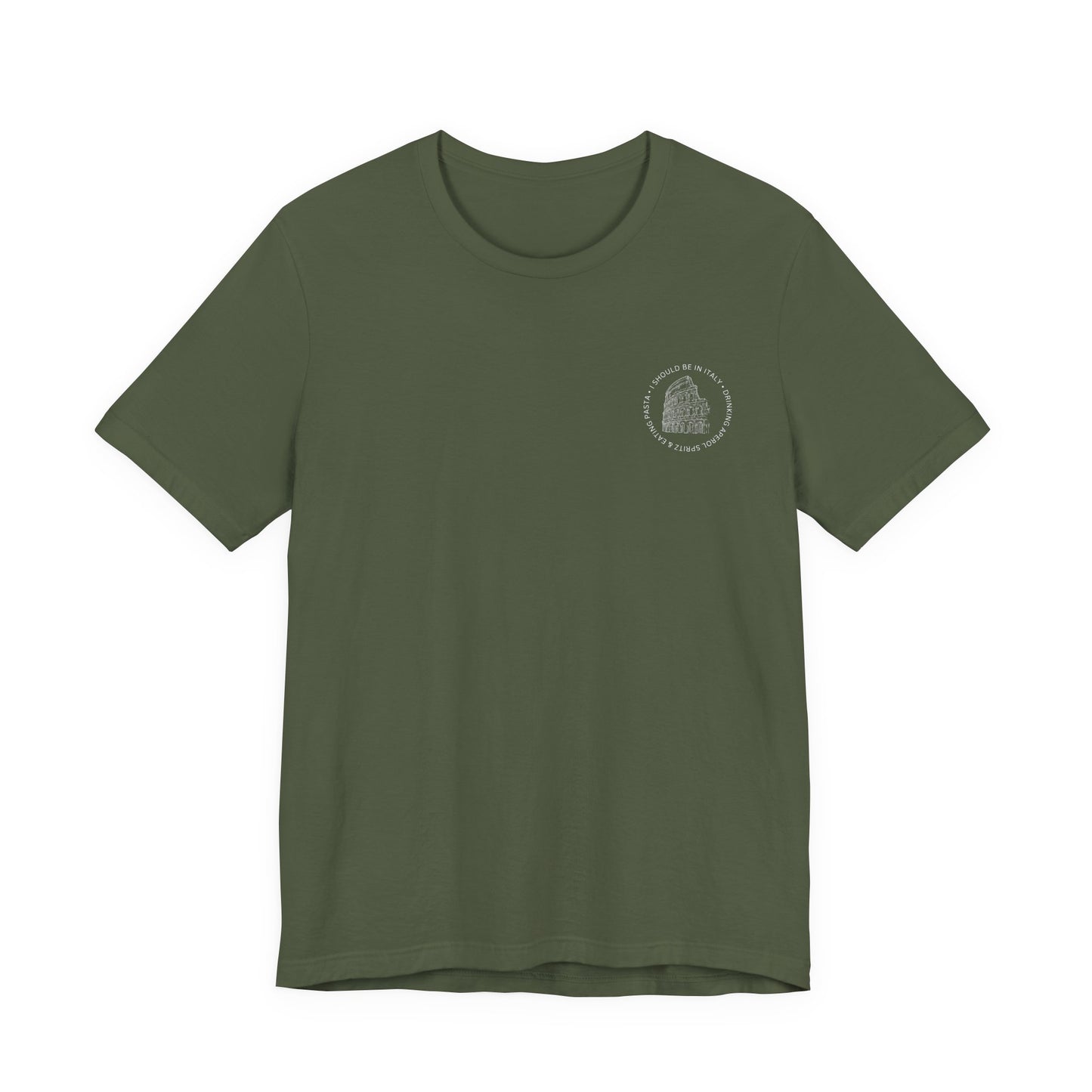 Aperol & Pasta Italy Tee — Minimalist Vintage Liberty Graphic T-Shirt