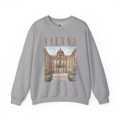 Vienna Palace Crewneck Sweatshirt — Vintage Vienna Travel Sweatshirt