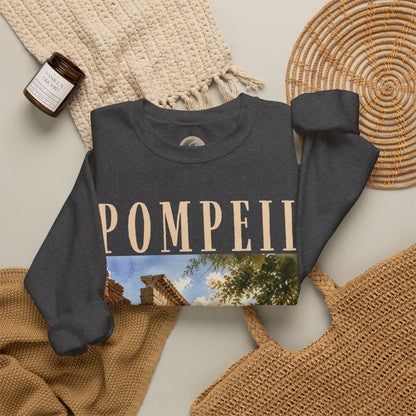Pompeii Ruins Vintage Crewneck Sweatshirt