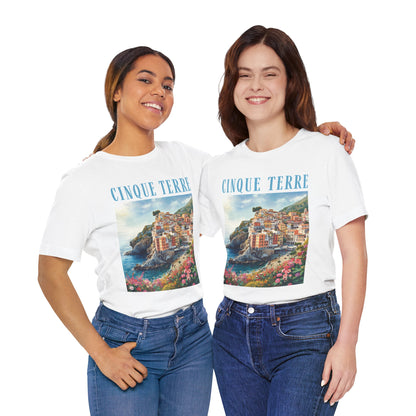 Cinque Terre Scenic Tee — Italian Coastline Travel T-Shirt