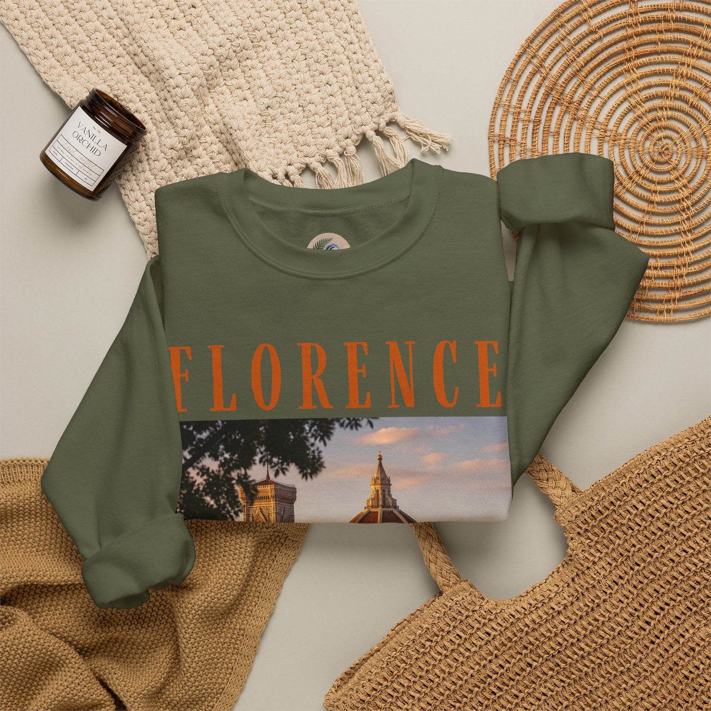 Florence Duomo Crewneck Sweatshirt – Vintage Travel Graphic