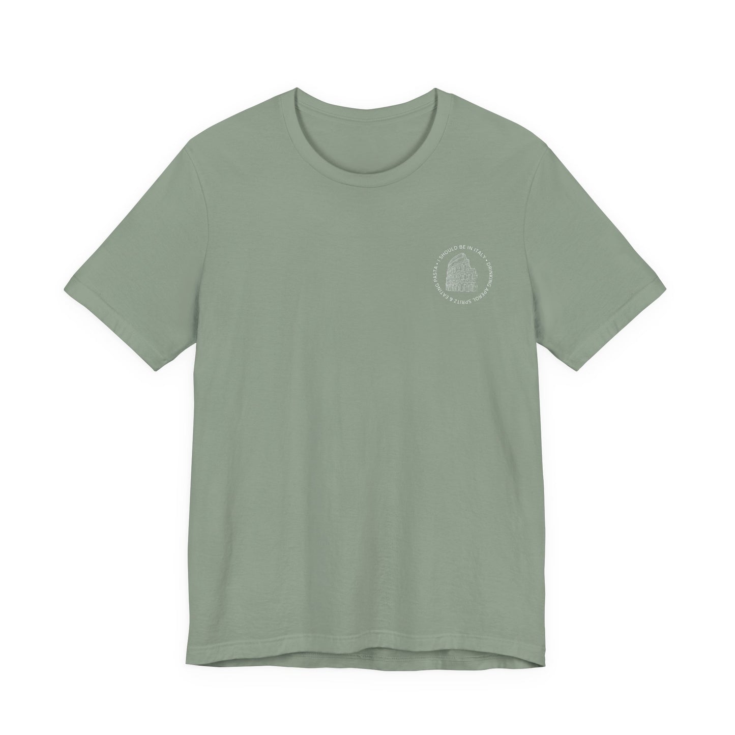 Aperol & Pasta Italy Tee — Minimalist Vintage Liberty Graphic T-Shirt
