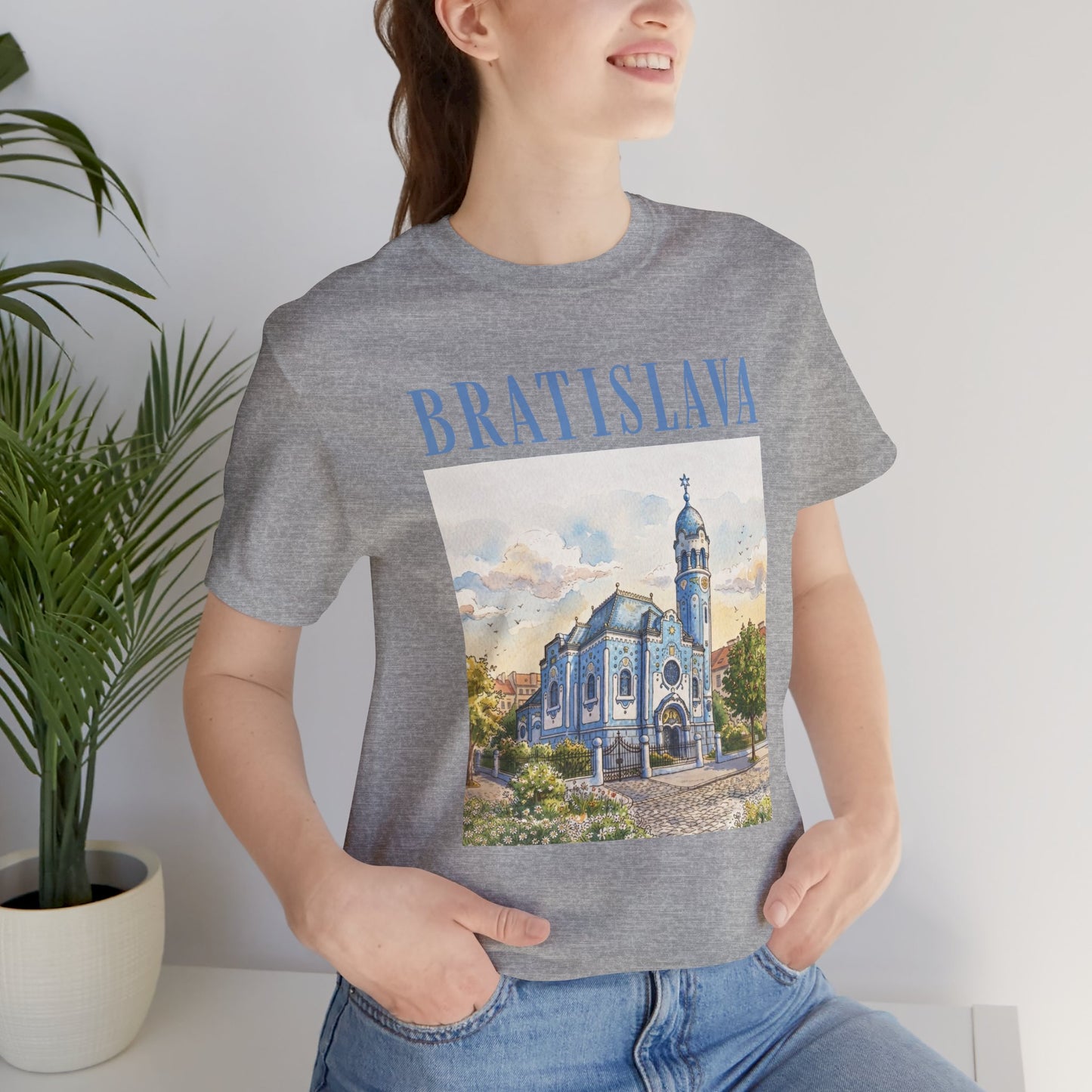 Bratislava Watercolor Church T-Shirt