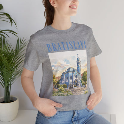 Bratislava Watercolor Church T-Shirt