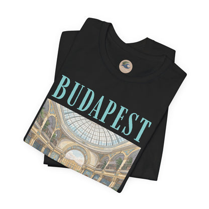 Budapest Thermal Baths Graphic Tee — Vintage Spa Travel T-Shirt