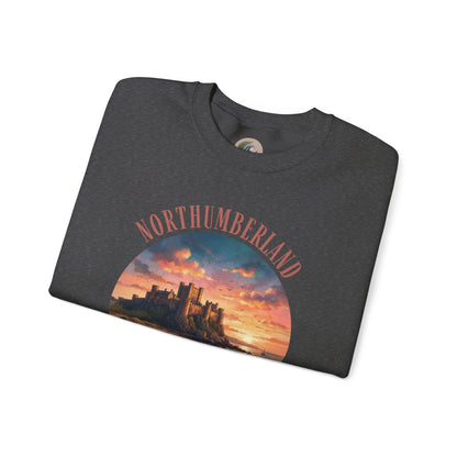 Northumberland Castle Sweatshirt — Scenic Sunset Crewneck