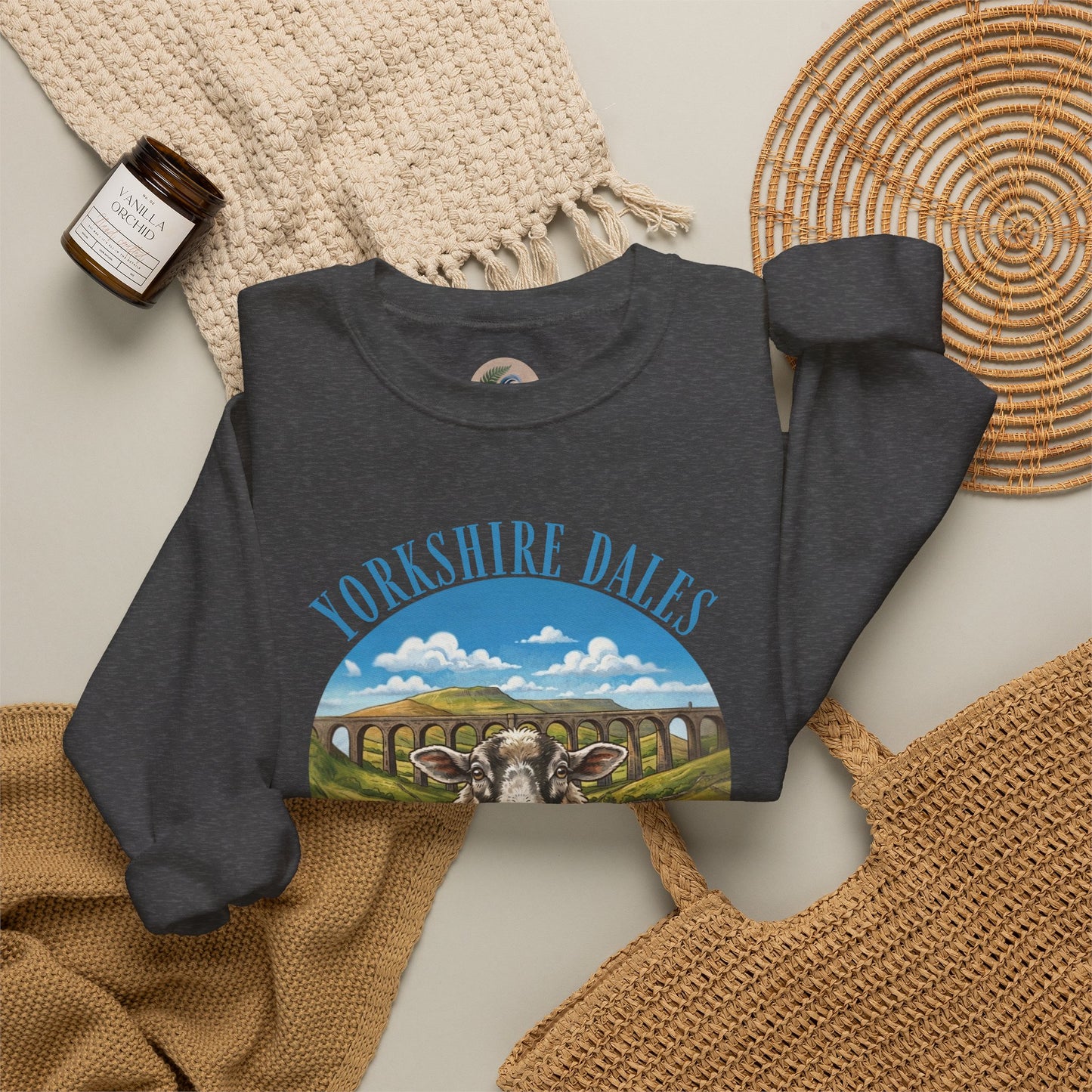 Yorkshire Dales Sheep Crewneck Sweatshirt