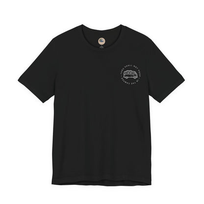 Vintage Camper Poop Graphic Tee — 'Adventure Awaits' Pocket T-Shirt