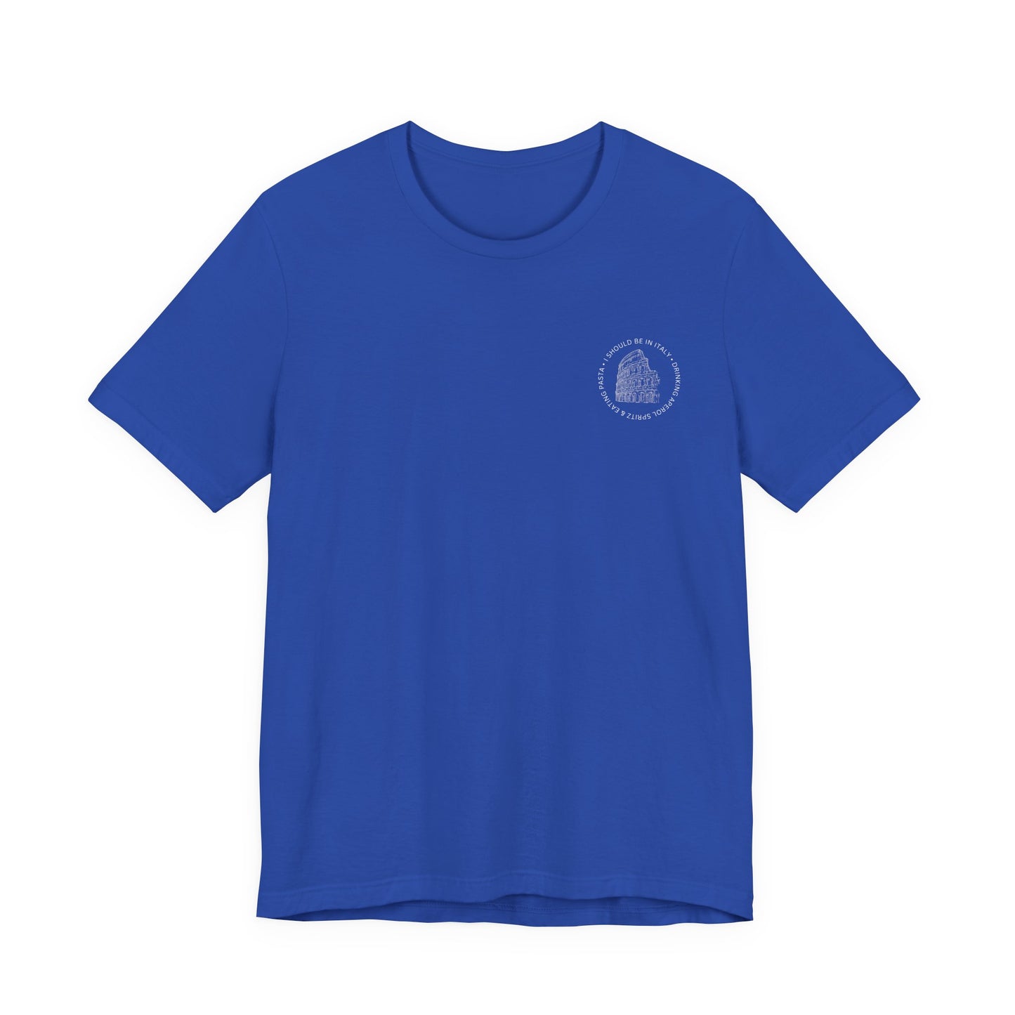 Aperol & Pasta Italy Tee — Minimalist Vintage Liberty Graphic T-Shirt