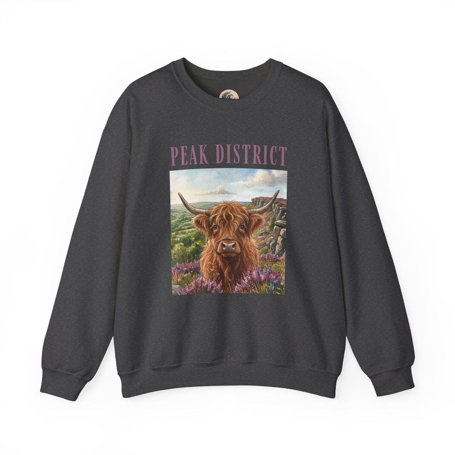 Peak District Highland Cow Sweatshirt