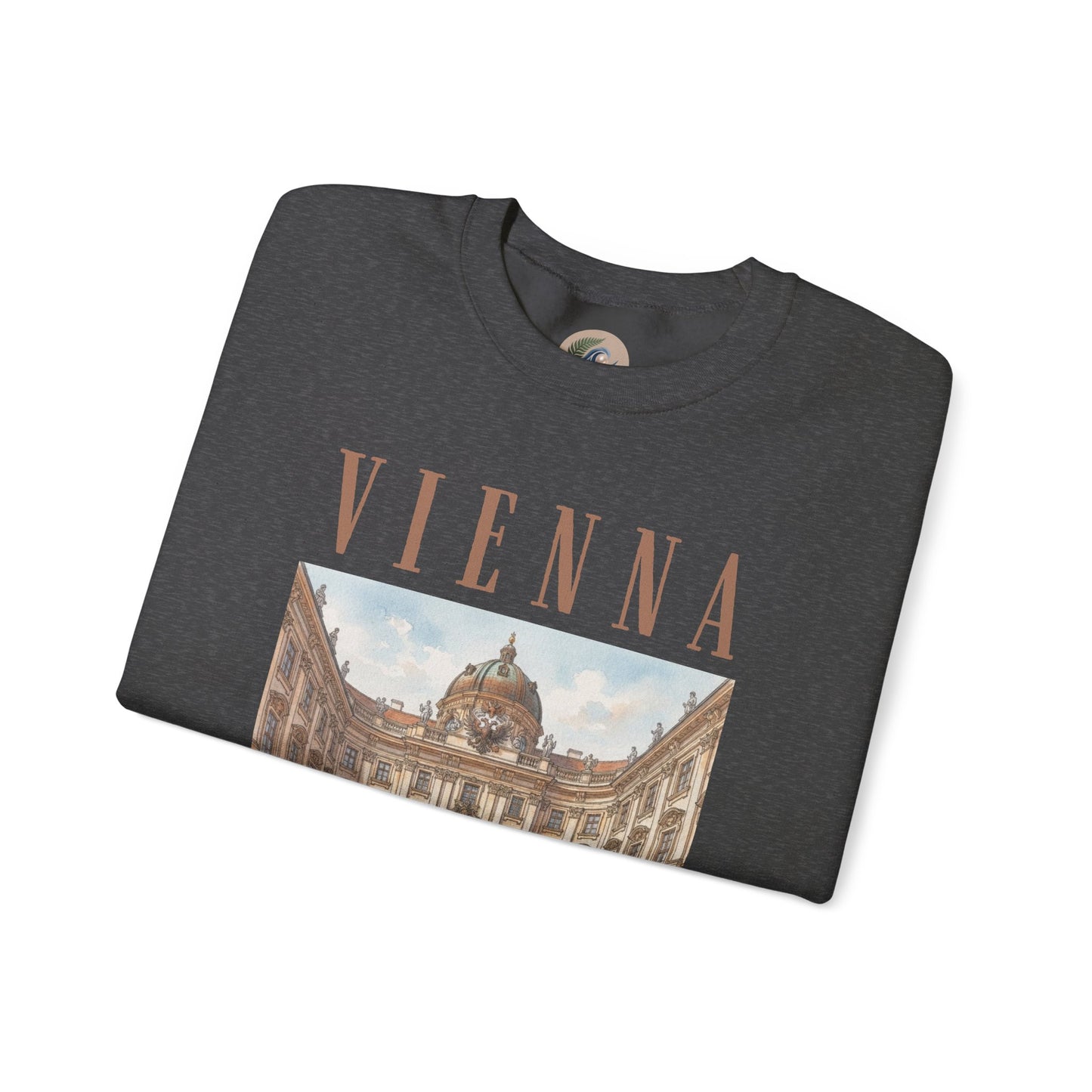 Vienna Palace Crewneck Sweatshirt — Vintage Vienna Travel Sweatshirt