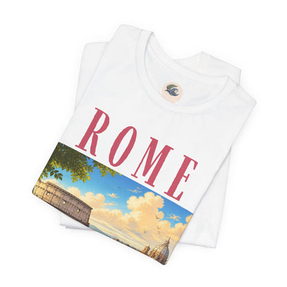 Rome Vintage Travel Tee — Colosseum Scenic Graphic T-Shirt