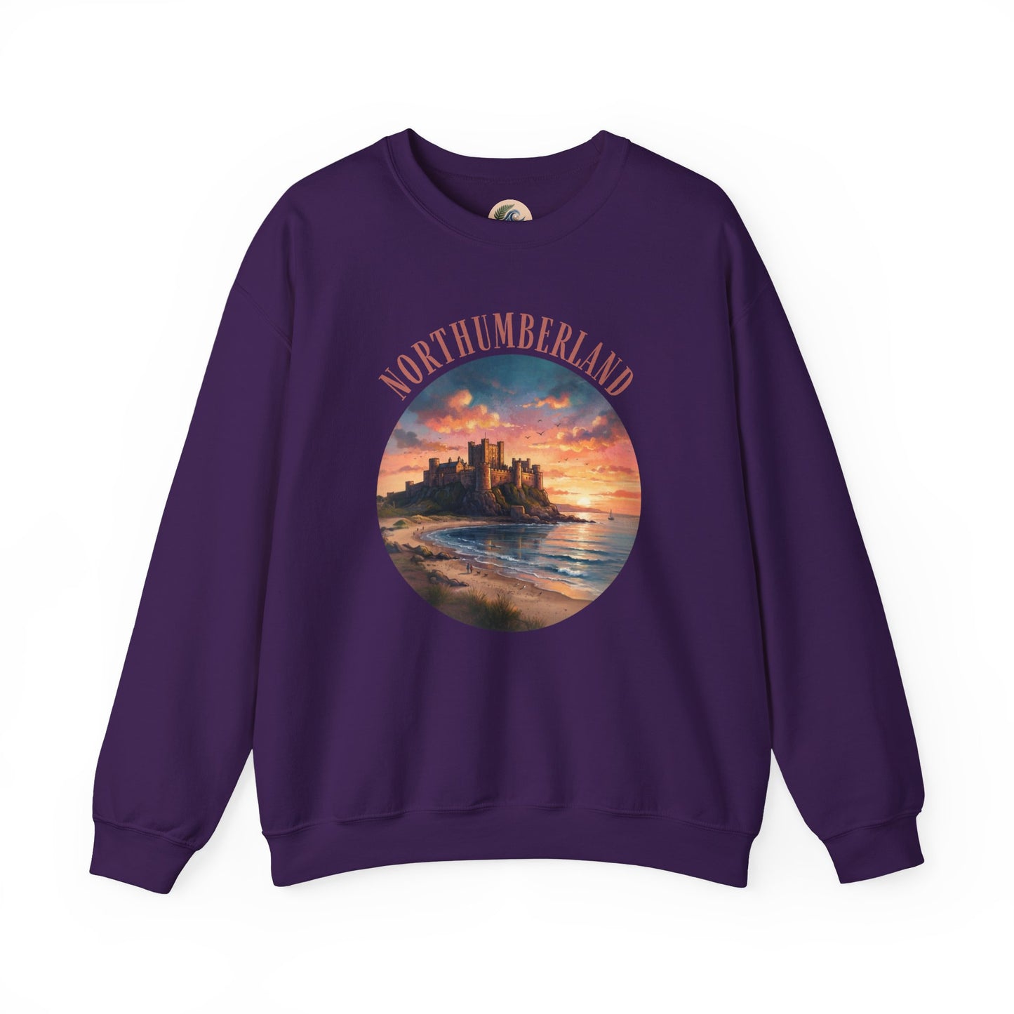 Northumberland Castle Sweatshirt — Scenic Sunset Crewneck