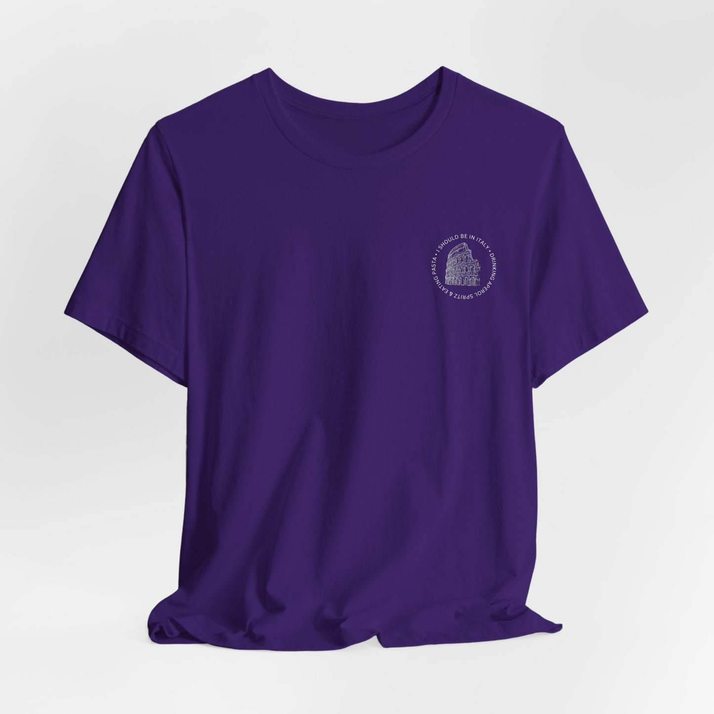 Aperol & Pasta Italy Tee — Minimalist Vintage Liberty Graphic T-Shirt