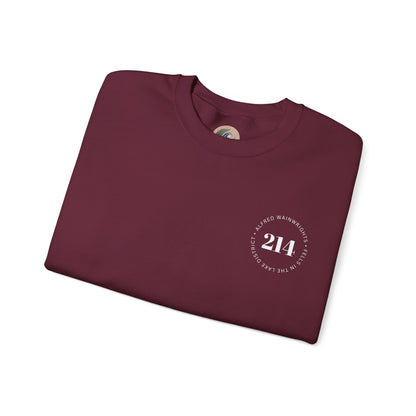 214 Wainwrights Minimalist Crewneck Sweatshirt — Small Chest Logo