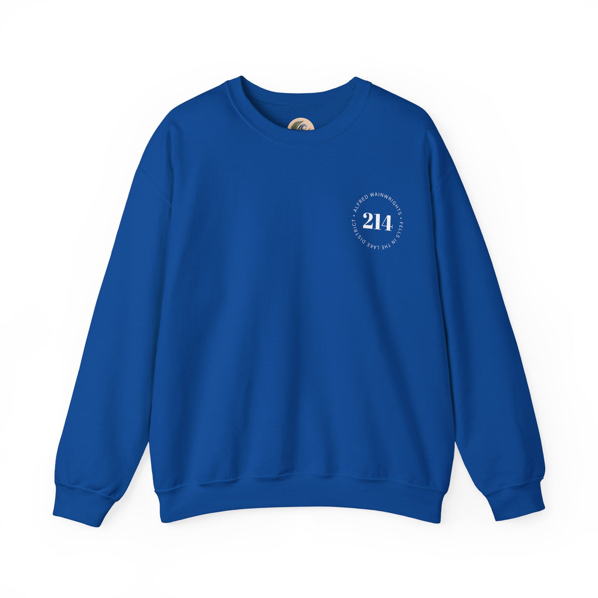 214 Wainwrights Minimalist Crewneck Sweatshirt — Small Chest Logo