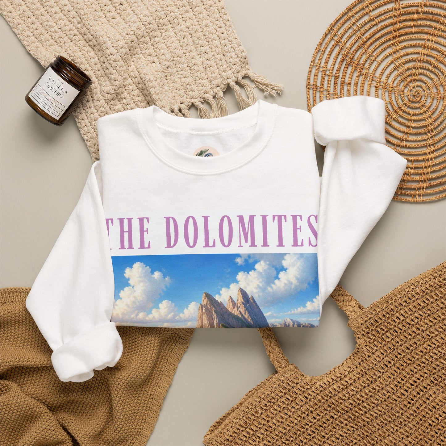 Italy Dolomites - Vintage Mountain Sweatshirt
