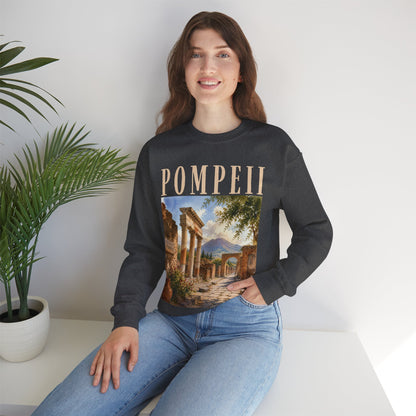 Pompeii Ruins Vintage Crewneck Sweatshirt