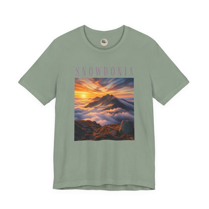 Snowdonia Mountain Sunset T‑Shirt