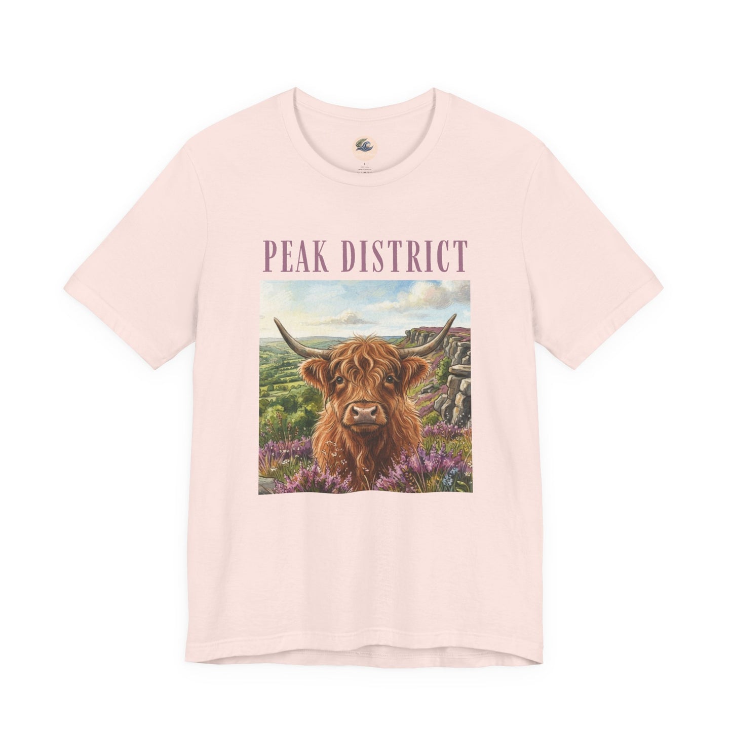 Peak District Highland Cow T‑Shirt