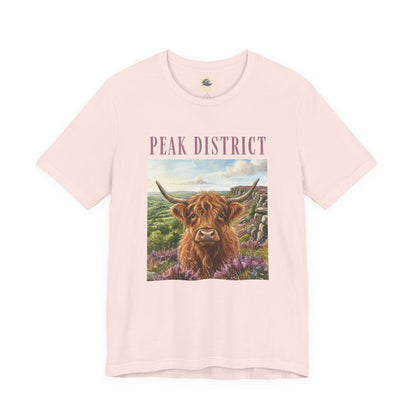 Peak District Highland Cow T‑Shirt