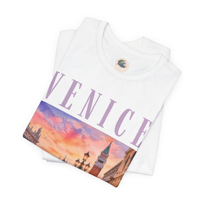 Venice Sunset Graphic Tee — Venice Italy Scenic T-Shirt